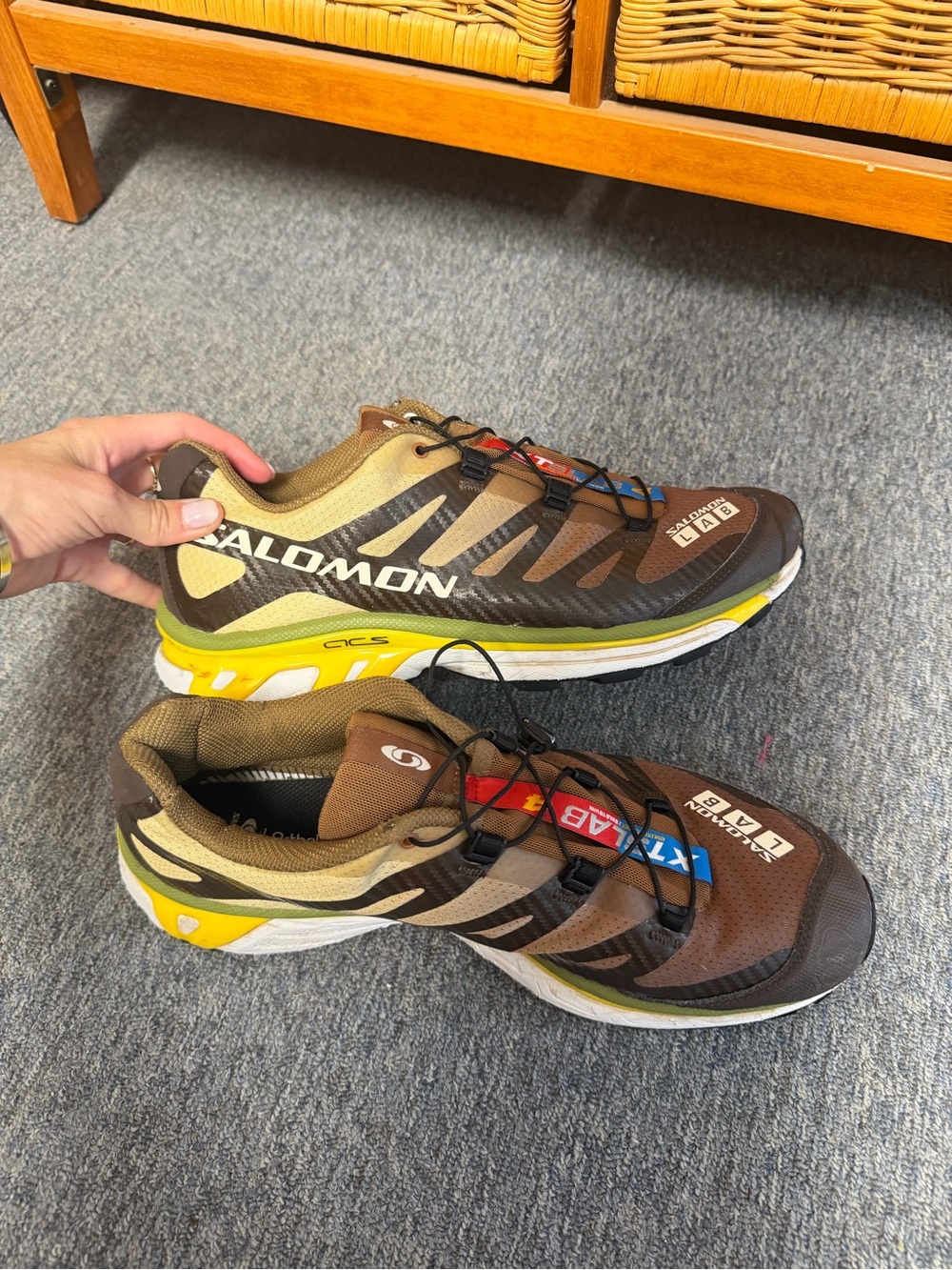 Salomon Men's Brown Trail Running Shoes